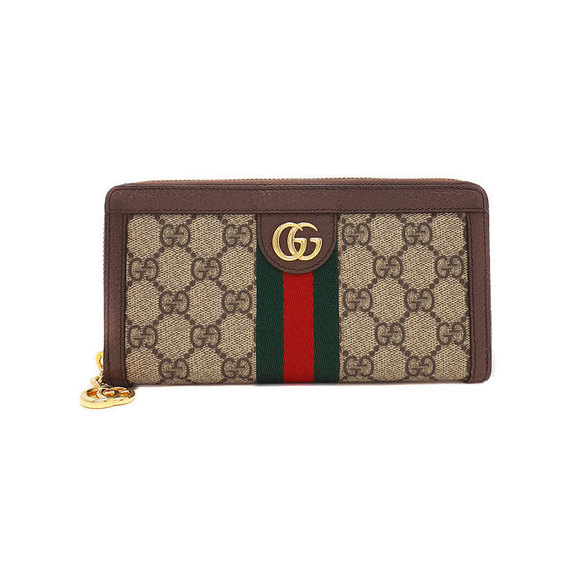 Gucci Wallet Long Ophidia GG Zip - Picture 1 of 5